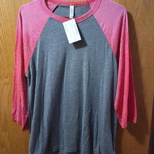 Women's Large Baseball 3/4 Sleeve- BNWT